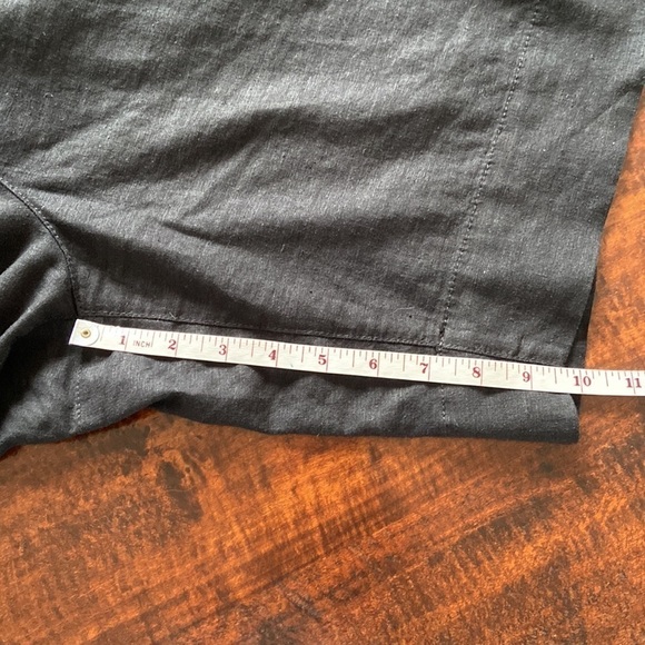 ADDITION Elle Linen Blend Pull-On Bermuda Shorts Black Size 2X - Picture 15 of 16